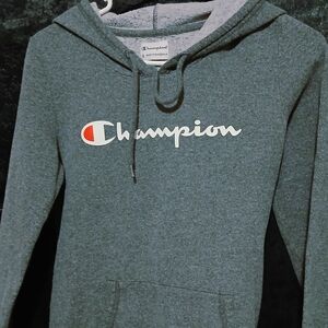 Champion Heather Gray Pullover Hoodie